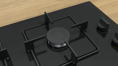 BOSCH POP6C7O12O Serie 4 Gazlı Ankastre Ocak 60 cm NeoKlasik, Siyah - 5