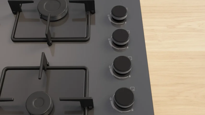 BOSCH POP6C9P30O Serie 4 Gazlı Ankastre Ocak 60 cm Antrasit Gri - 2