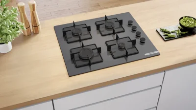 BOSCH POP6C9P30O Serie 4 Gazlı Ankastre Ocak 60 cm Antrasit Gri - 4