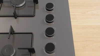 BOSCH POP7C9P30O Serie 4 Gazlı Ankastre Ocak 67 cm Antrasit Gri - 2