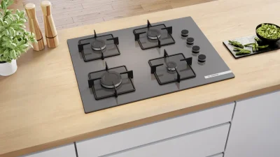 BOSCH POP7C9P30O Serie 4 Gazlı Ankastre Ocak 67 cm Antrasit Gri - 4