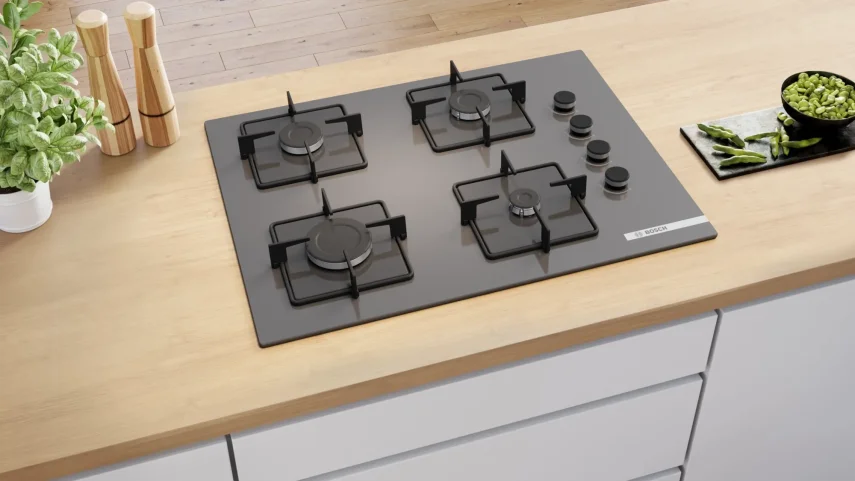 BOSCH POP7C9P30O Serie 4 Gazlı Ankastre Ocak 67 cm Antrasit Gri - 4