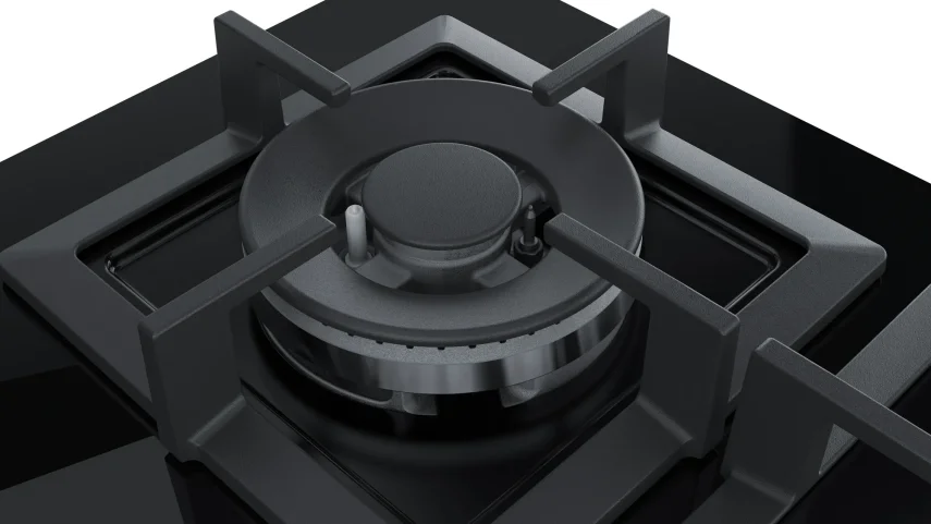 BOSCH PPH6A6B20 Serie 6 Gazlı Ankastre Ocak 60 cm Siyah - 5