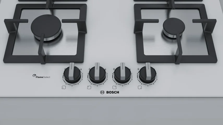 BOSCH PPP6A2B20O Serie 6 Gazlı Ankastre Ocak 60 cm Beyaz - 2