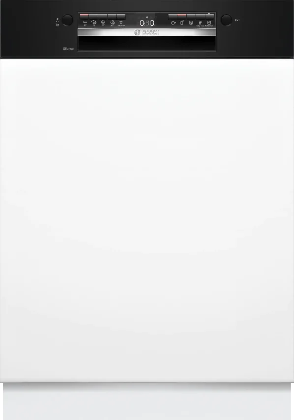 BOSCH SMI4IKB50T Serie 4 Yarı Ankastre Bulaşık Makinesi Siyah - 1