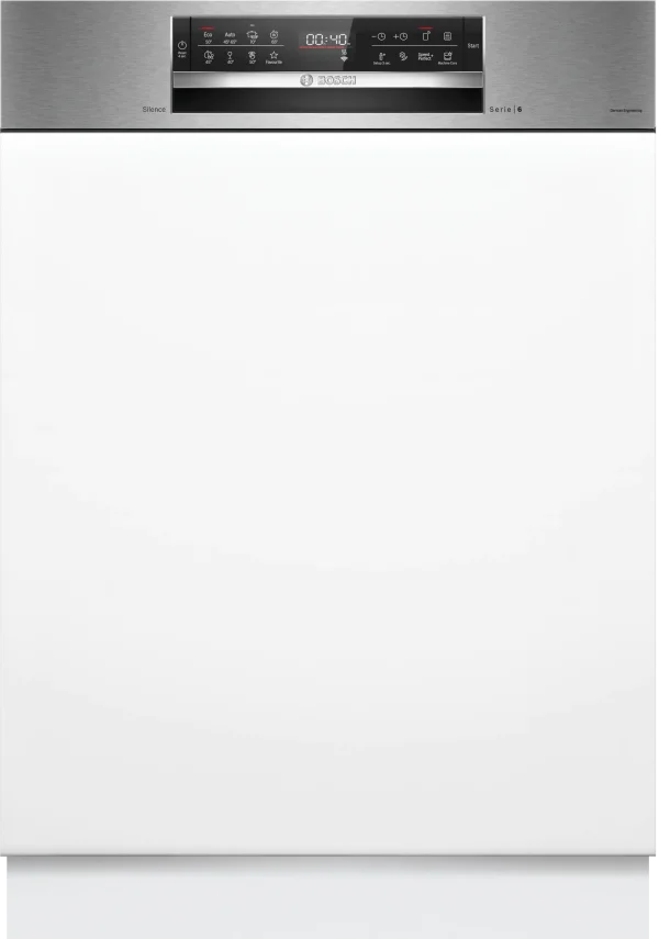 BOSCH SMI6EKS81T Serie 6 Yarı Ankastre Bulaşık Makinesi Inox - 1