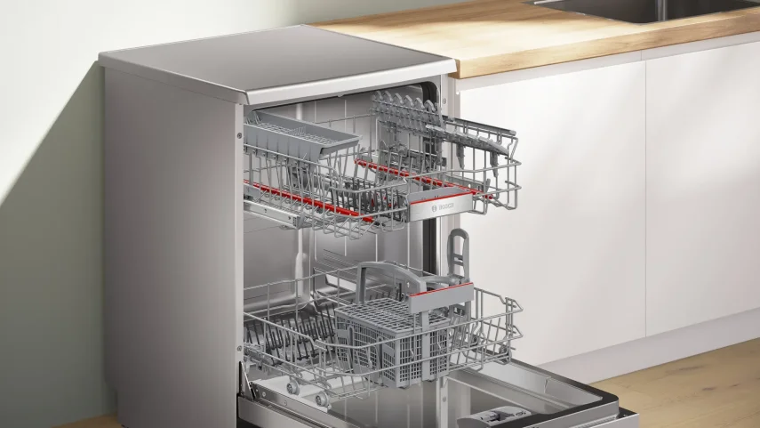 BOSCH SMP6EKI60T Serie 6 Solo Bulaşık Makinesi Inox - 5