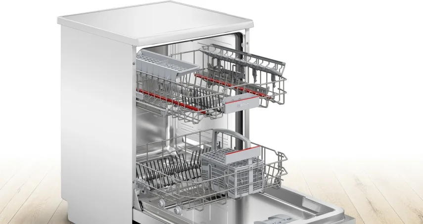 BOSCH SMS4IKW62T Serie 4 Solo Bulaşık Makinesi Beyaz - 6