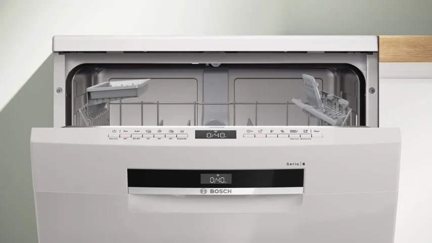 BOSCH SMS6EKW63T Serie 6 Solo Bulaşık Makinesi Beyaz - 3