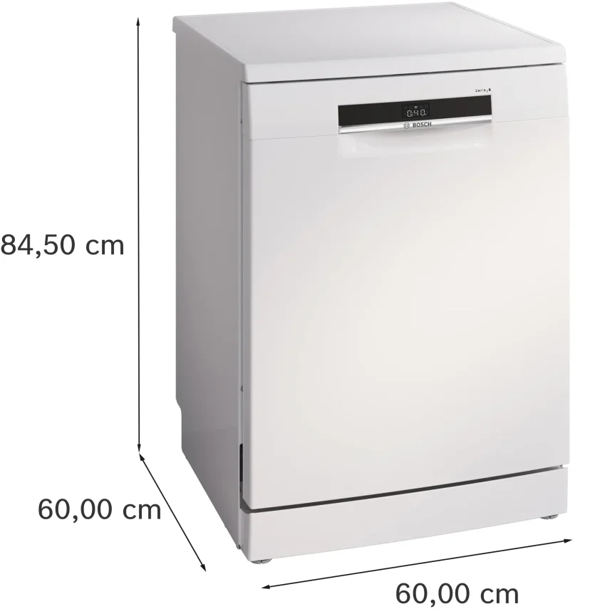 BOSCH SMS6EKW63T Serie 6 Solo Bulaşık Makinesi Beyaz - 4
