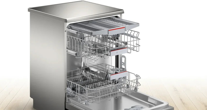 BOSCH SMS6EMI70T Serie 6 Solo Bulaşık Makinesi Inox - 8