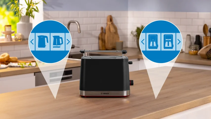 BOSCH TAT4M223 MyMoment Ekmek Kızartma Makinesi Siyah - 3