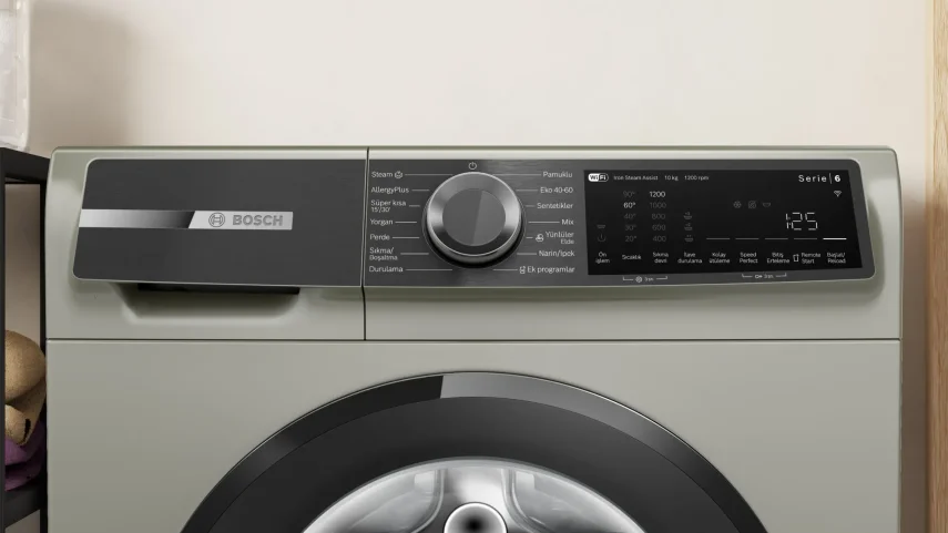 BOSCH WGK252ZXTR Serie 6 Çamaşır Makinesi 10 kg Gümüş - 2