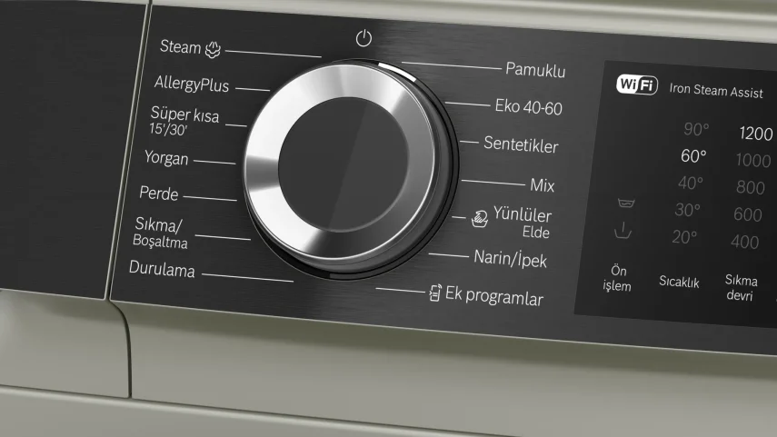 BOSCH WGK252ZXTR Serie 6 Çamaşır Makinesi 10 kg Gümüş - 3