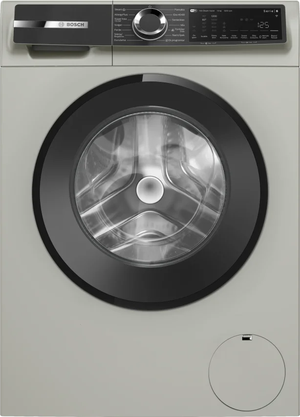 BOSCH WGK252ZXTR Serie 6 Çamaşır Makinesi 10 kg Gümüş - 1