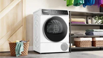 BOSCH WQB245A0TR Serie 8 Isı Pompalı Kurutma Makinesi 9 kg Beyaz - 5