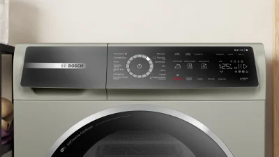 BOSCH WQB245AXTR Serie 8 Isı Pompalı Kurutma Makinesi 9 kg Gümüş - 2