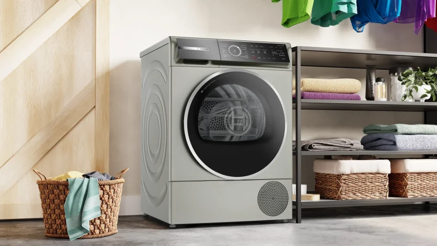 BOSCH WQB245AXTR Serie 8 Isı Pompalı Kurutma Makinesi 9 kg Gümüş - 5