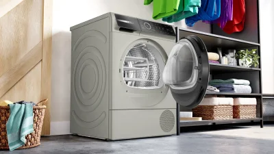 BOSCH WQB245AXTR Serie 8 Isı Pompalı Kurutma Makinesi 9 kg Gümüş - 4
