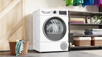 BOSCH WQG244C1TR Serie 6 Isı Pompalı Kurutma Makinesi 9 kg Beyaz - 5