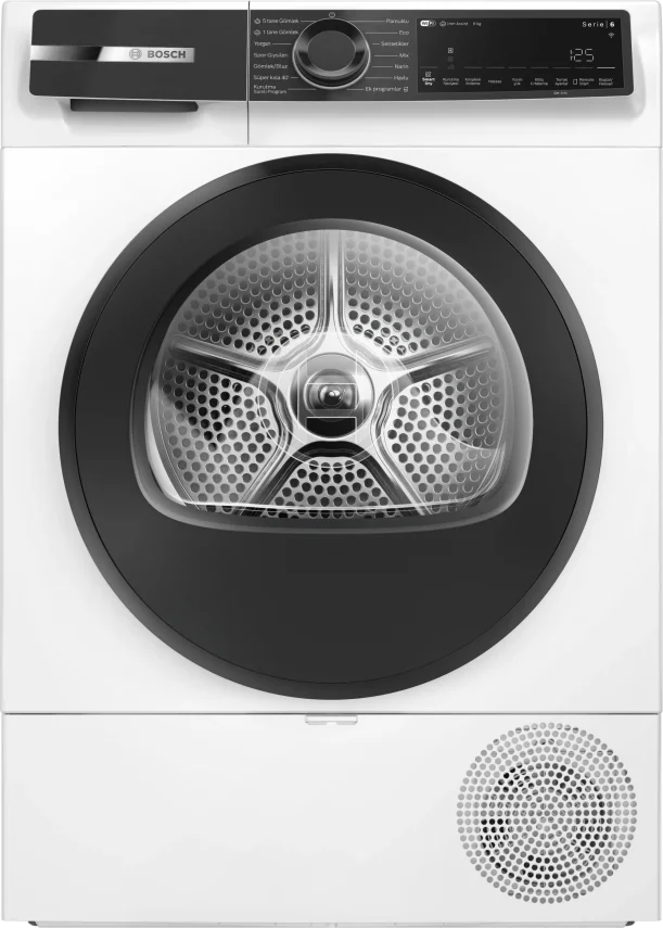BOSCH WQK242C0TR Serie 6 Isı Pompalı Kurutma Makinesi 9 kg Beyaz - 1