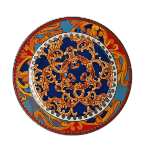 Lucky Art Clarissa Bone China Porselen 4'lü Yemek Tabağı Seti 27 cm - 3