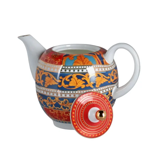 Lucky Art Clarissa Bone China Porselen Çaydanlık 1300 ml - 4