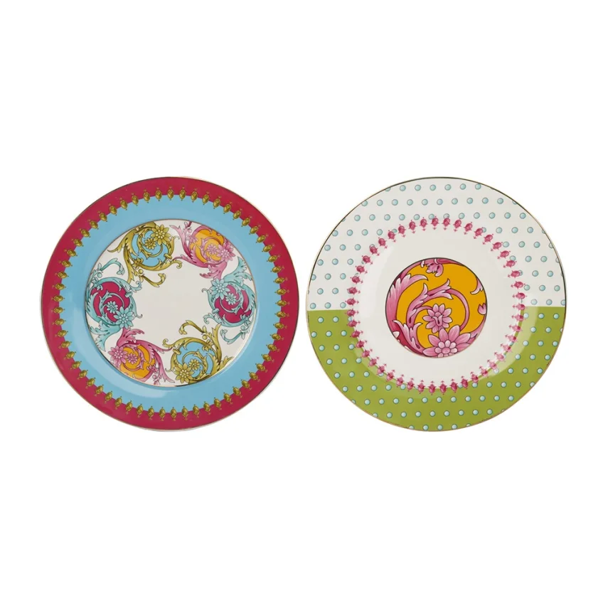 Lucky Art Estelle Bone China Porselen 4'lü Servis Tabağı Seti 27 cm - 1
