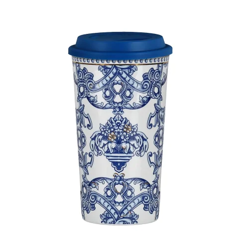 Lucky Art Florance Silikon Kapaklı Mug - Lucky Art