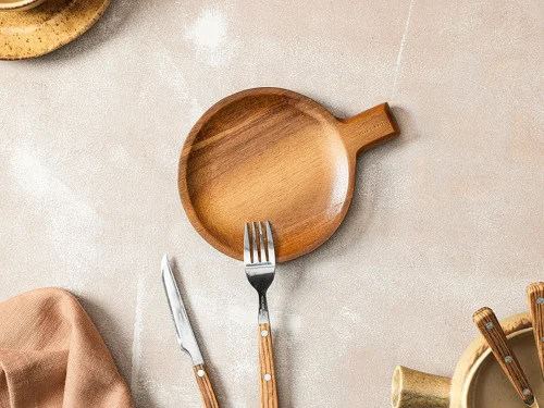 Porland Akazie Sap Detaylı Tabak 18 cm - PORLAND