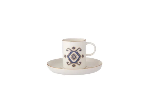 Porland Arabesque Desen5 6 Kişilik Kahve Takımı 85cc - 2