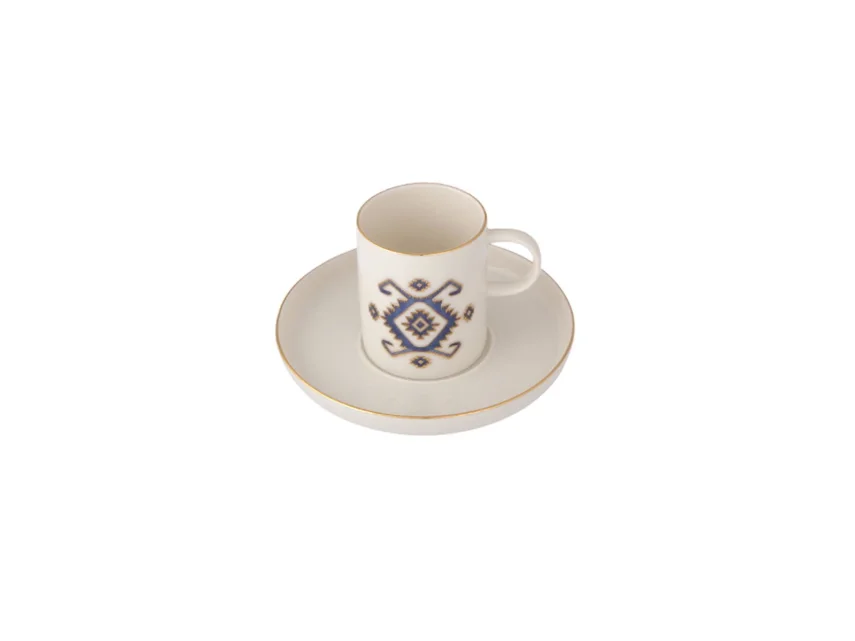 Porland Arabesque Desen5 6 Kişilik Kahve Takımı 85cc - 4