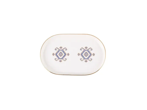 Porland Arabesque Desen5 Kayık Tabak 18cm - PORLAND