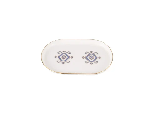 Porland Arabesque Desen5 Kayık Tabak 18cm - 2