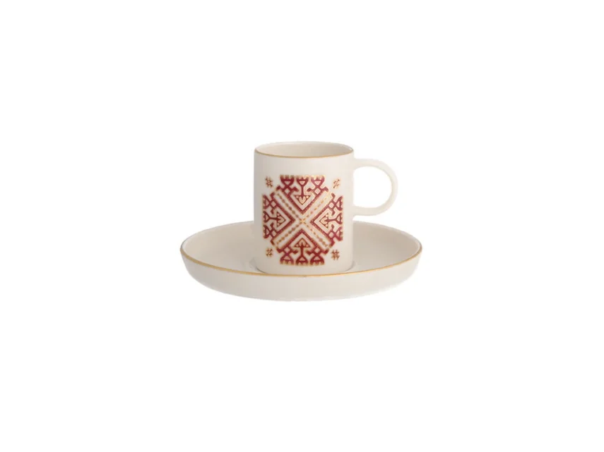 Porland Arabesque Desen6 2 Kişilik Kahve Takımı 85cc - 3