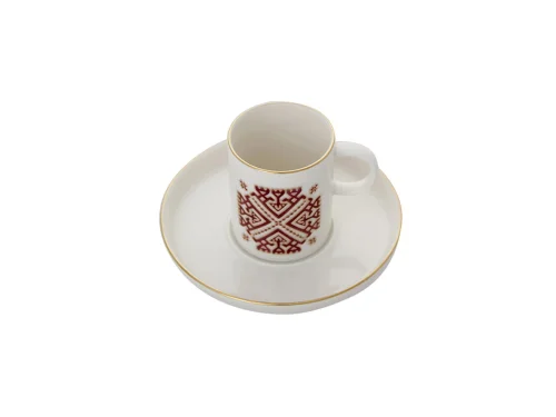 Porland Arabesque Desen6 6 Kişilik Kahve Takımı 85cc - 4