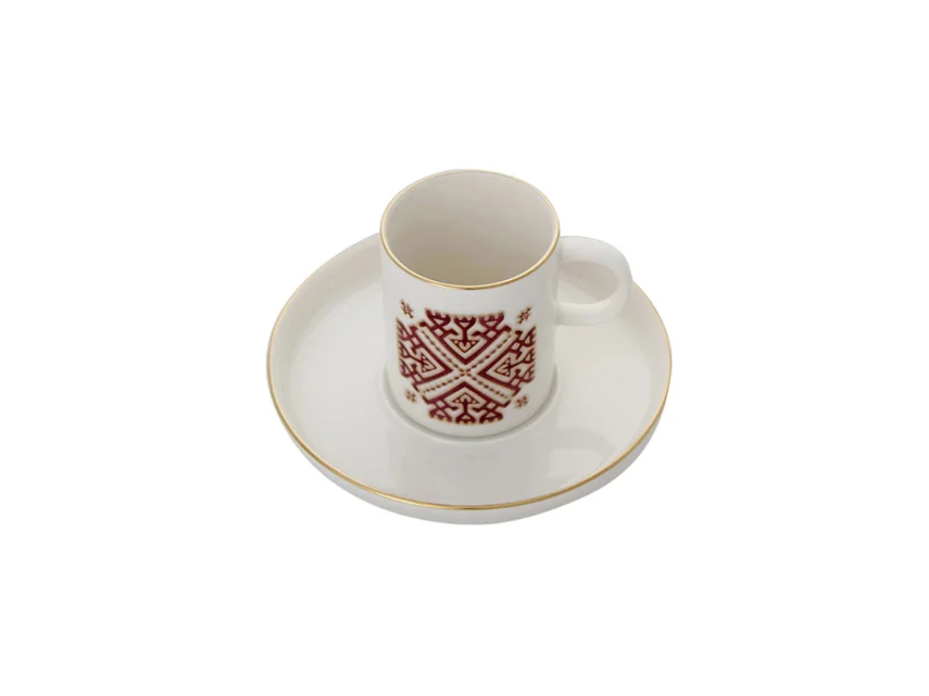 Porland Arabesque Desen6 6 Kişilik Kahve Takımı 85cc - 4