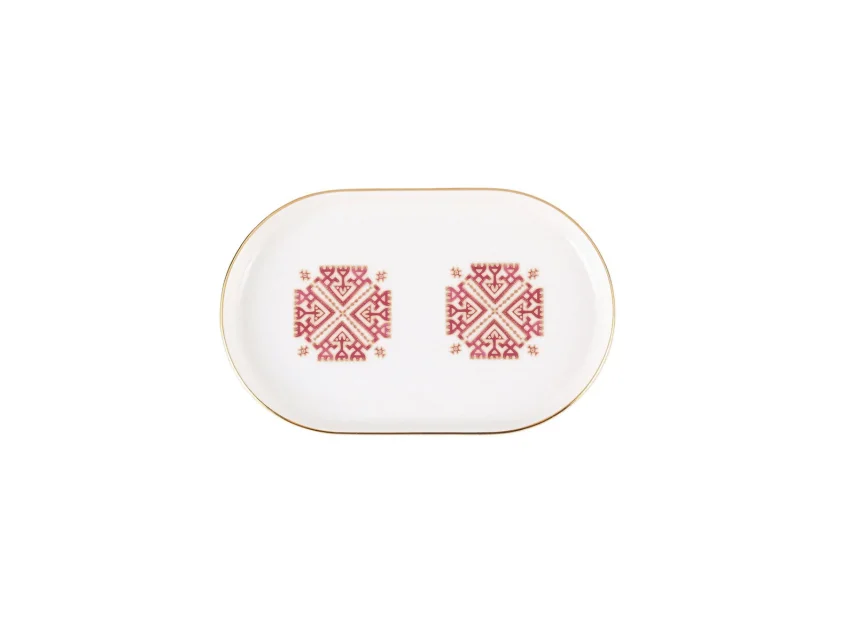 Porland Arabesque Desen6 Kayık Tabak 18cm - 1