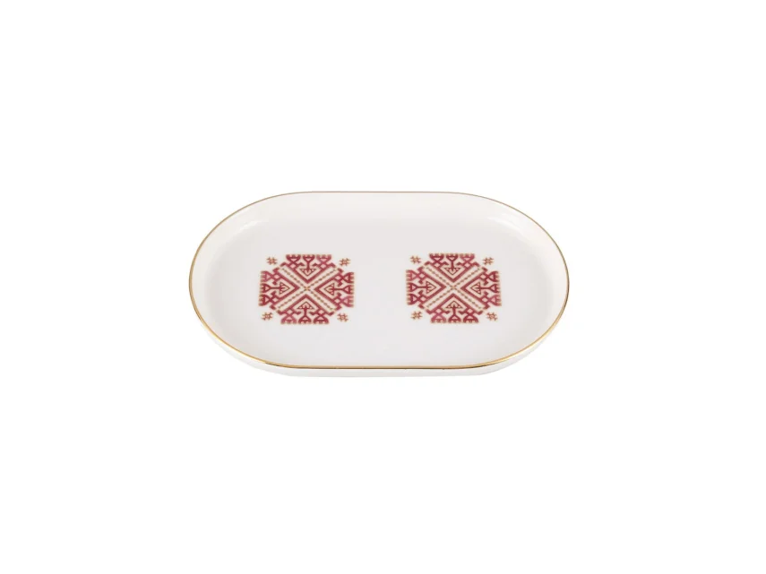 Porland Arabesque Desen6 Kayık Tabak 18cm - 2