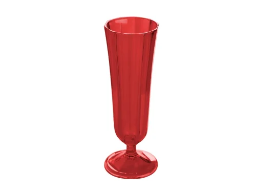 Porland Bordo Flüt Şampanya Bardağı 130cc - PORLAND
