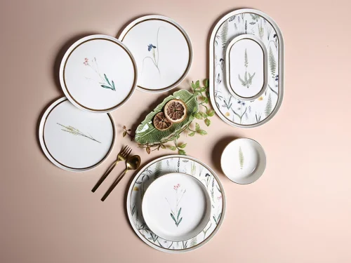Porland Botanical 27 Parça 6 Kişilik Yemek Takımı - PORLAND