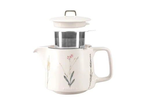 Porland Botanical Desen10 Kapaklı Demlik 1000cc - PORLAND