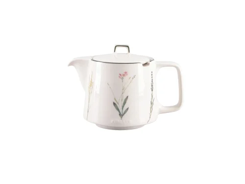 Porland Botanical Desen10 Kapaklı Demlik 1000cc - 2
