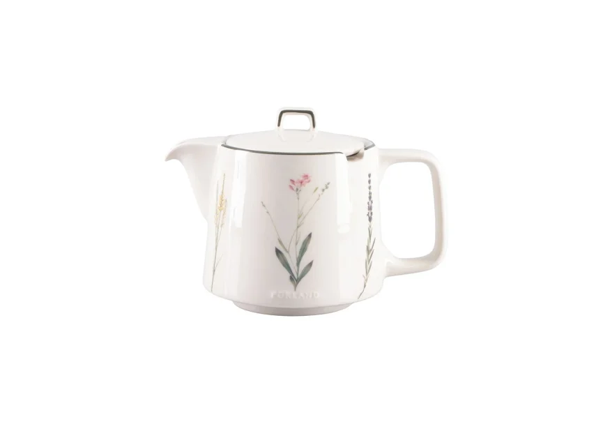 Porland Botanical Desen10 Kapaklı Demlik 1000cc - 2