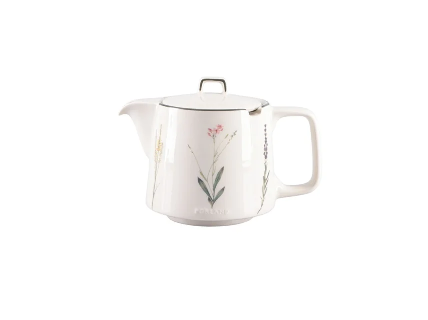 Porland Botanical Desen10 Kapaklı Demlik 1000cc - 6