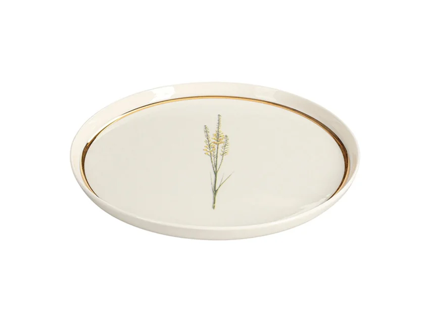 Porland Botanical Desen2 Düz Tabak 21cm - 2