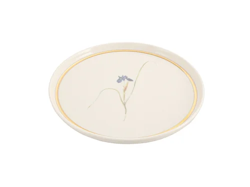 Porland Botanical Desen3 Düz Tabak 21cm - 2