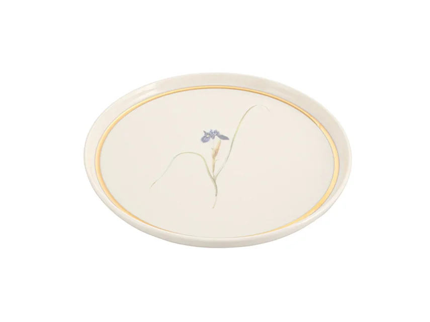 Porland Botanical Desen3 Düz Tabak 21cm - 2