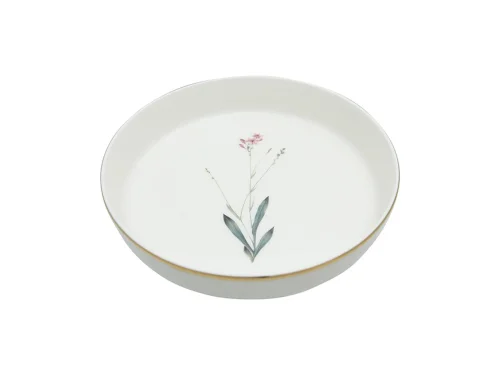 Porland Botanical Desen4 Çukur Tabak 19cm - 2