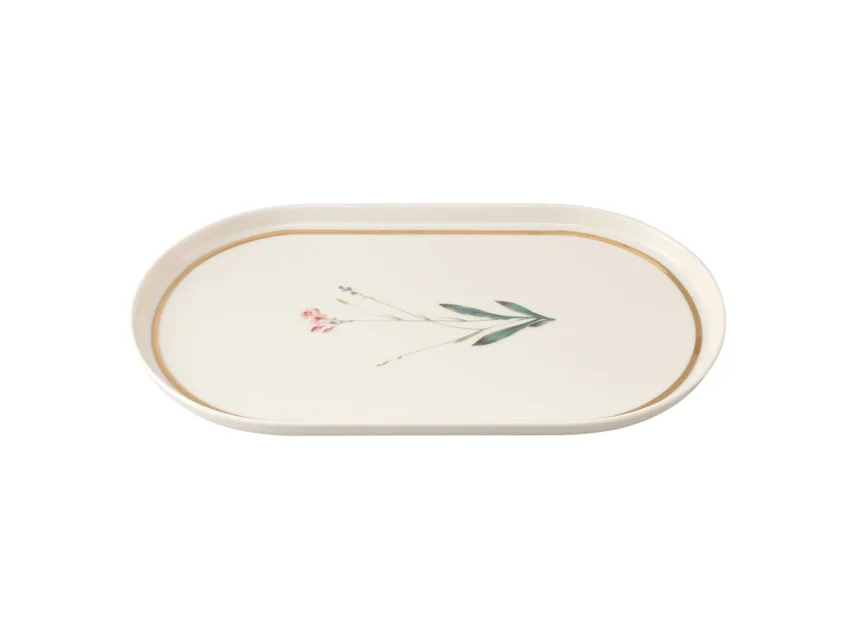 Porland Botanical Desen4 Kayık Tabak 28cm - 2